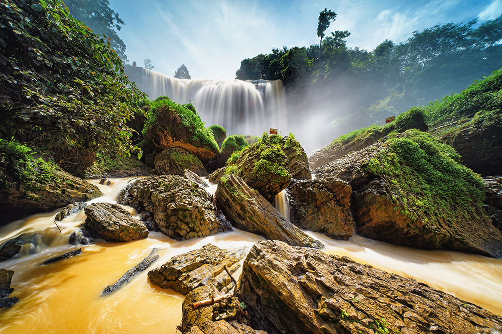 Elephant Falls Waterfall Dalat Da Lat Vietnam