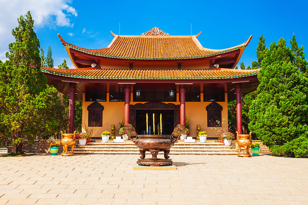Truc Lam Pagoda Da Lat Dalat Vietnam