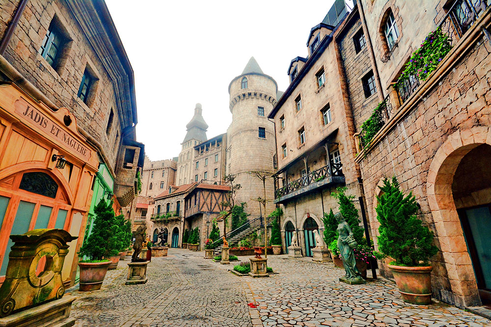 Ba Na Hills French Village Da Nang Vietnam