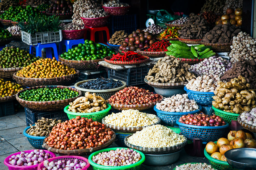 Con Market Da Nang Vietnam