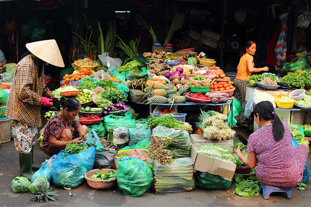 Dong Ba Market Hue Vietnam