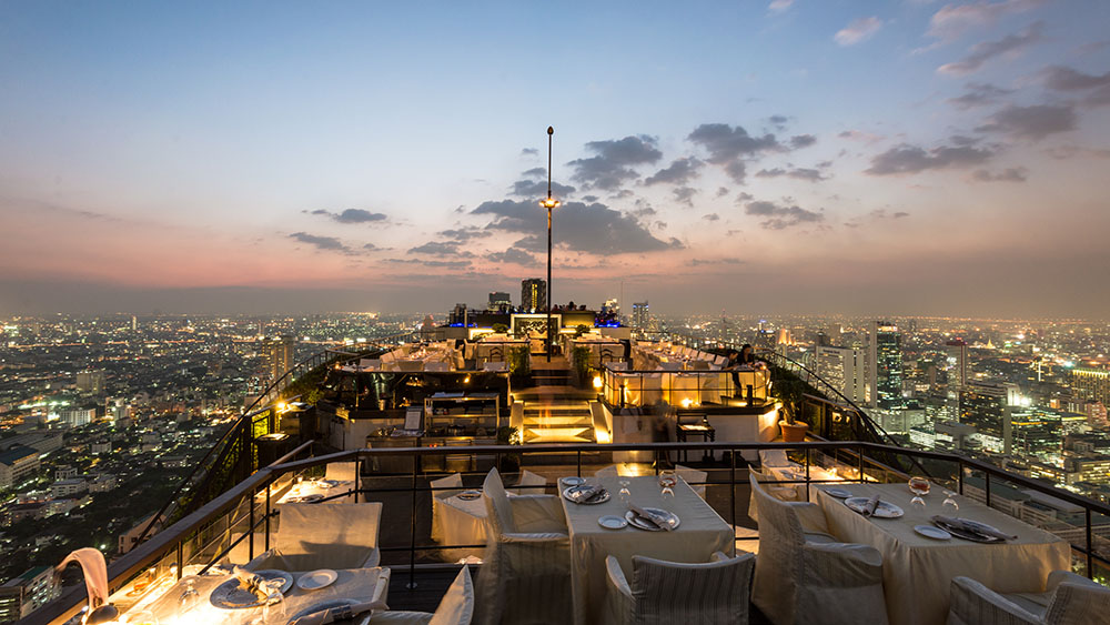 Vertigo Sky Rooftop Bar Bangkok Thailand