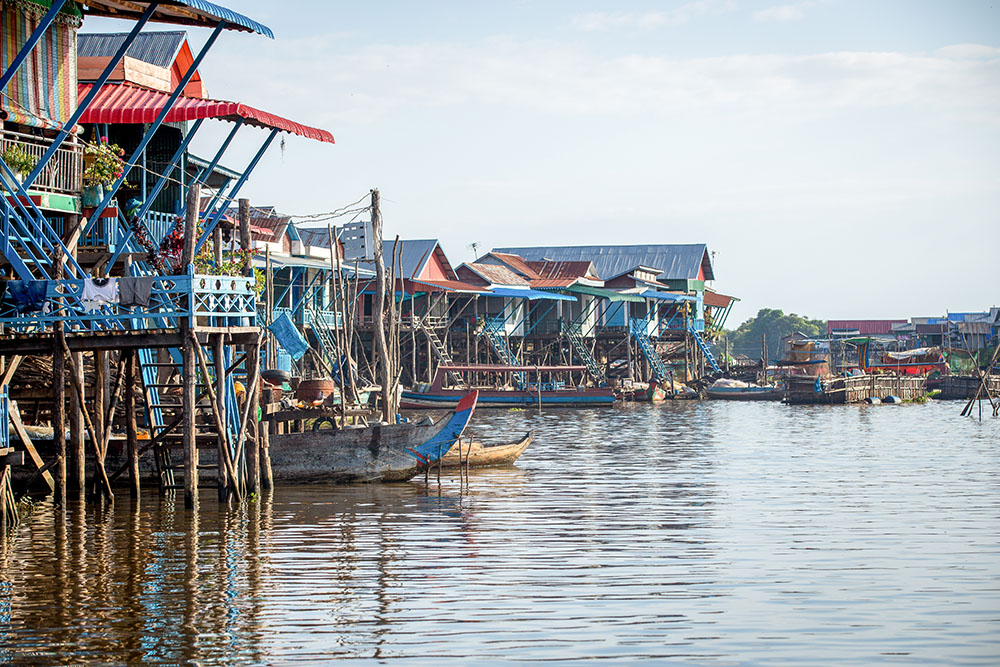Kampong Phluk Floating village Tonle sap lake Siem Reap Cambodia