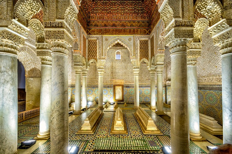 Saadian Tombs Marrakec Morocco