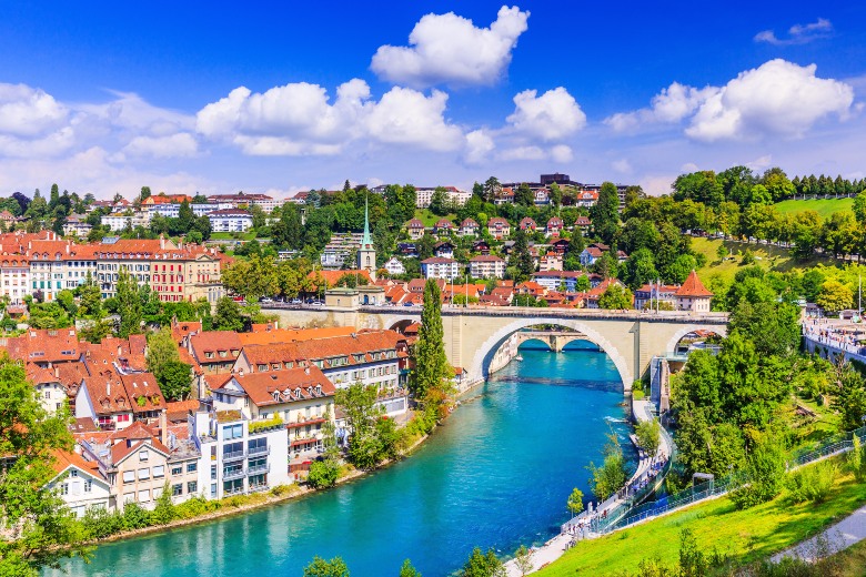 Aare River Bern Switzerland