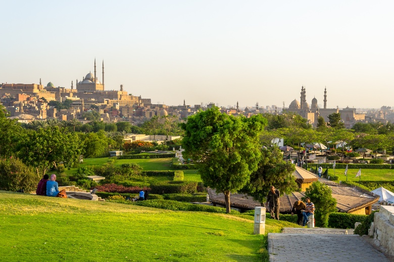 Al-Azhar Park Cairo Egypt