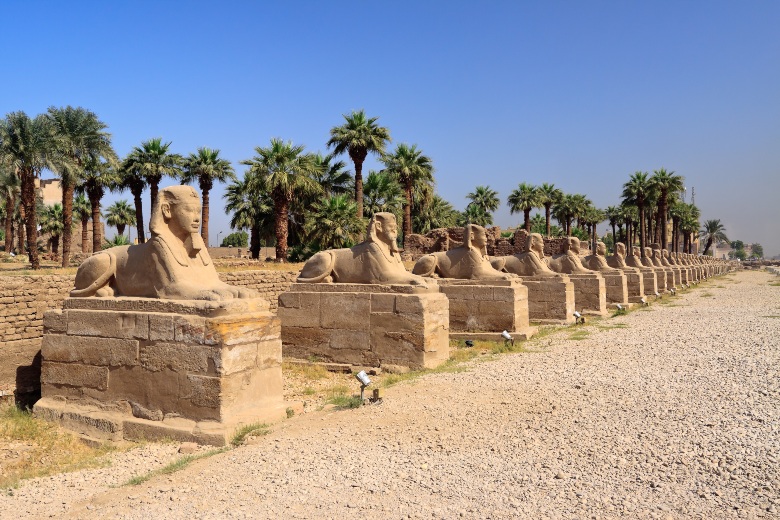 Avenue of Sphinxes Luxor Egypt