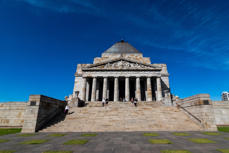 The Shrine of Remembrance Melbourne