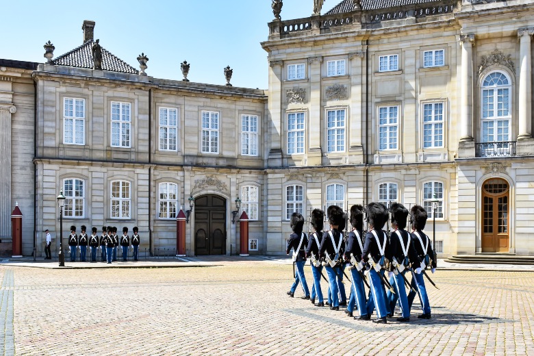 Amalienborg Palace Copenhagen Denmark