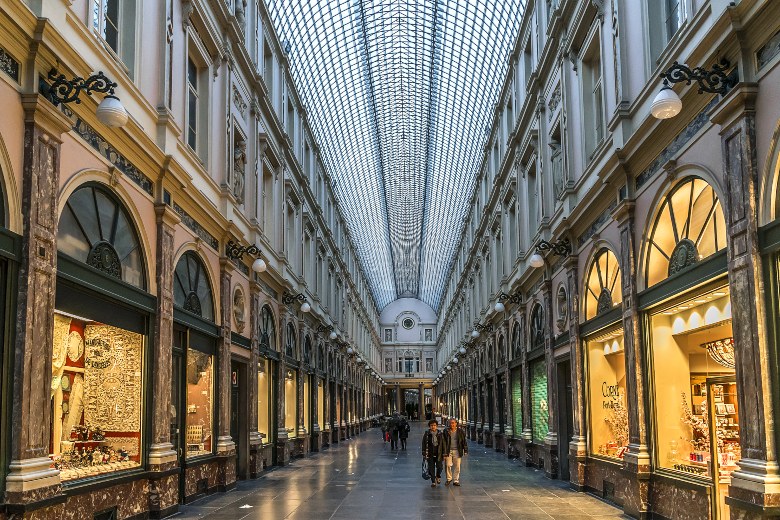 Galeries Royales Saint-Hubert Brussels Belgium