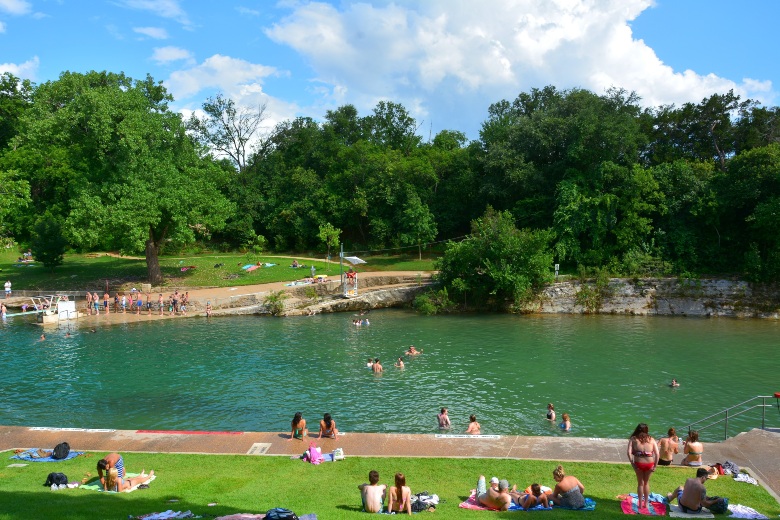 Barton Springs Outdoor Pool Austin Texas