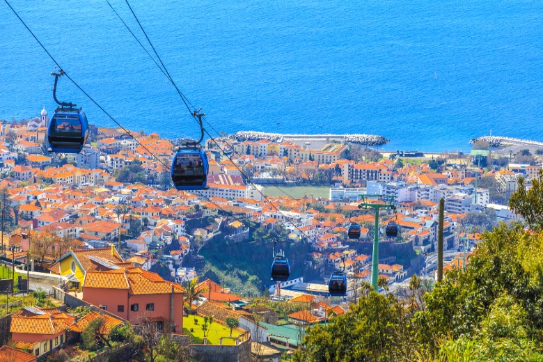 Funchal Cable Car Madeira Portugal