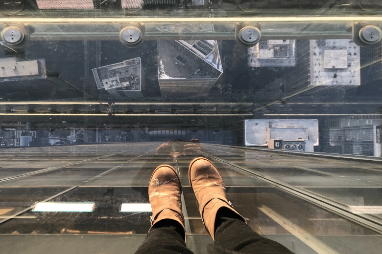 Walk on the glass ledge at Willis Tower! Chicago