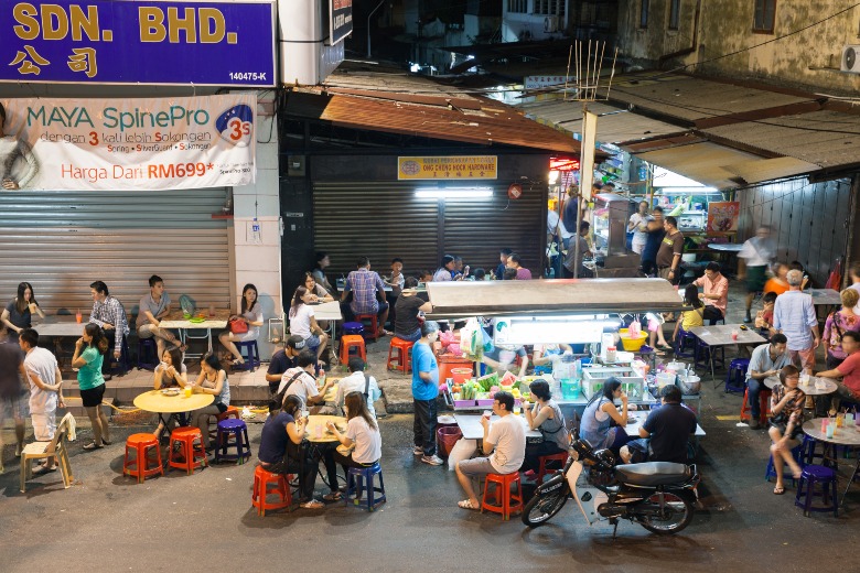 Chulia Street Night Market Penang Malaysia