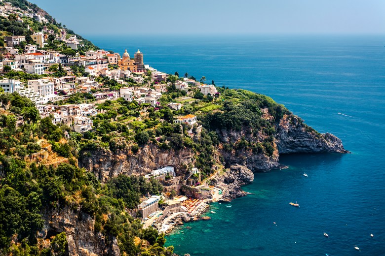 Enjoy the stunning views from Praiano Amalfi